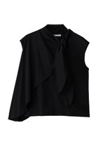 【プレインピープル/PLAIN PEOPLE】のスーピマライトスムースドレープデザインT 人気、トレンドファッション・服の通販 founy(ファニー) ファッション Fashion レディースファッション Fashion for Women トップス・カットソー Cut & Sew Tops シャツ・ブラウス・オフィスカジュアル Elegant Blouses & Button-Ups ロングTシャツ・Tシャツ Longline T-Shirts & Tees カットソー・ベーシックTシャツ Cut-and-Sewn Tops / Stretch Tees & Basics アシンメトリー Asymmetrical Style ショート Short, Short Length スカーフ Scarf, Neckwear スリーブ Sleeve, Long Sleeve / Short Sleeve ドレープ Drape, Draping Fabric thumbnail ブラック|ID: prp329100004929611 ipo3291000000036995405