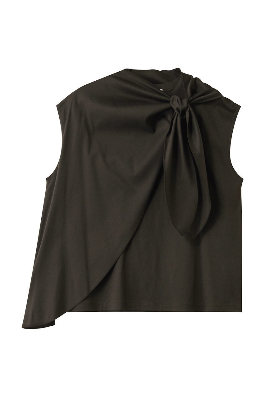 【プレインピープル/PLAIN PEOPLE】のスーピマライトスムースドレープデザインT インテリア・キッズ・メンズ・レディースファッション・服の通販 founy(ファニー) 　ファッション　Fashion　レディースファッション　Fashion for Women　トップス・カットソー　Cut & Sew Tops　シャツ・ブラウス・オフィスカジュアル　Elegant Blouses & Button-Ups　ロングTシャツ・Tシャツ　Longline T-Shirts & Tees　カットソー・ベーシックTシャツ　Cut-and-Sewn Tops / Stretch Tees & Basics　アシンメトリー　Asymmetrical Style　ショート　Short, Short Length　スカーフ　Scarf, Neckwear　スリーブ　Sleeve, Long Sleeve / Short Sleeve　ドレープ　Drape, Draping Fabric　ブラウン|ID: prp329100004929611 ipo3291000000036995409