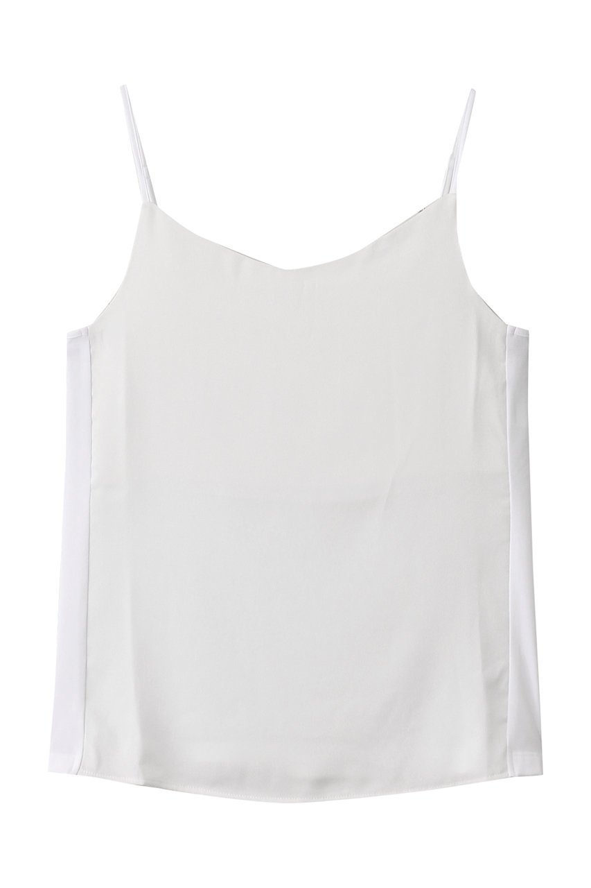 【アナイ/ANAYI】のベア天サテンコンビキャミソール 人気、トレンドファッション・服の通販 founy(ファニー) 　ファッション　Fashion　レディースファッション　Fashion for Women　トップス・カットソー　Cut & Sew Tops　キャミソール&ノースリーブ　Camisoles & Sleeveless Tops　シャツ・ブラウス・オフィスカジュアル　Elegant Blouses & Button-Ups　ロングTシャツ・Tシャツ　Longline T-Shirts & Tees　カットソー・ベーシックTシャツ　Cut-and-Sewn Tops / Stretch Tees & Basics　なめらか　Smooth, Silky Texture　インナー　Innerwear　カットソー　Cut and Sewn Top　キャミソール　Camisole, Spaghetti Strap Top　コンビ　Combo, Combination Style　サテン　Satin, Glossy Fabric　シンプル　Simple, Minimal　タンク　Tank Top, Sleeveless Top　 other-1|ID: prp329100004929613 ipo3291000000036995435