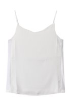 【アナイ/ANAYI】のベア天サテンコンビキャミソール 人気、トレンドファッション・服の通販 founy(ファニー) ファッション Fashion レディースファッション Fashion for Women トップス・カットソー Cut & Sew Tops キャミソール&ノースリーブ Camisoles & Sleeveless Tops シャツ・ブラウス・オフィスカジュアル Elegant Blouses & Button-Ups ロングTシャツ・Tシャツ Longline T-Shirts & Tees カットソー・ベーシックTシャツ Cut-and-Sewn Tops / Stretch Tees & Basics なめらか Smooth, Silky Texture インナー Innerwear カットソー Cut and Sewn Top キャミソール Camisole, Spaghetti Strap Top コンビ Combo, Combination Style サテン Satin, Glossy Fabric シンプル Simple, Minimal タンク Tank Top, Sleeveless Top thumbnail ホワイト|ID: prp329100004929613 ipo3291000000036995436