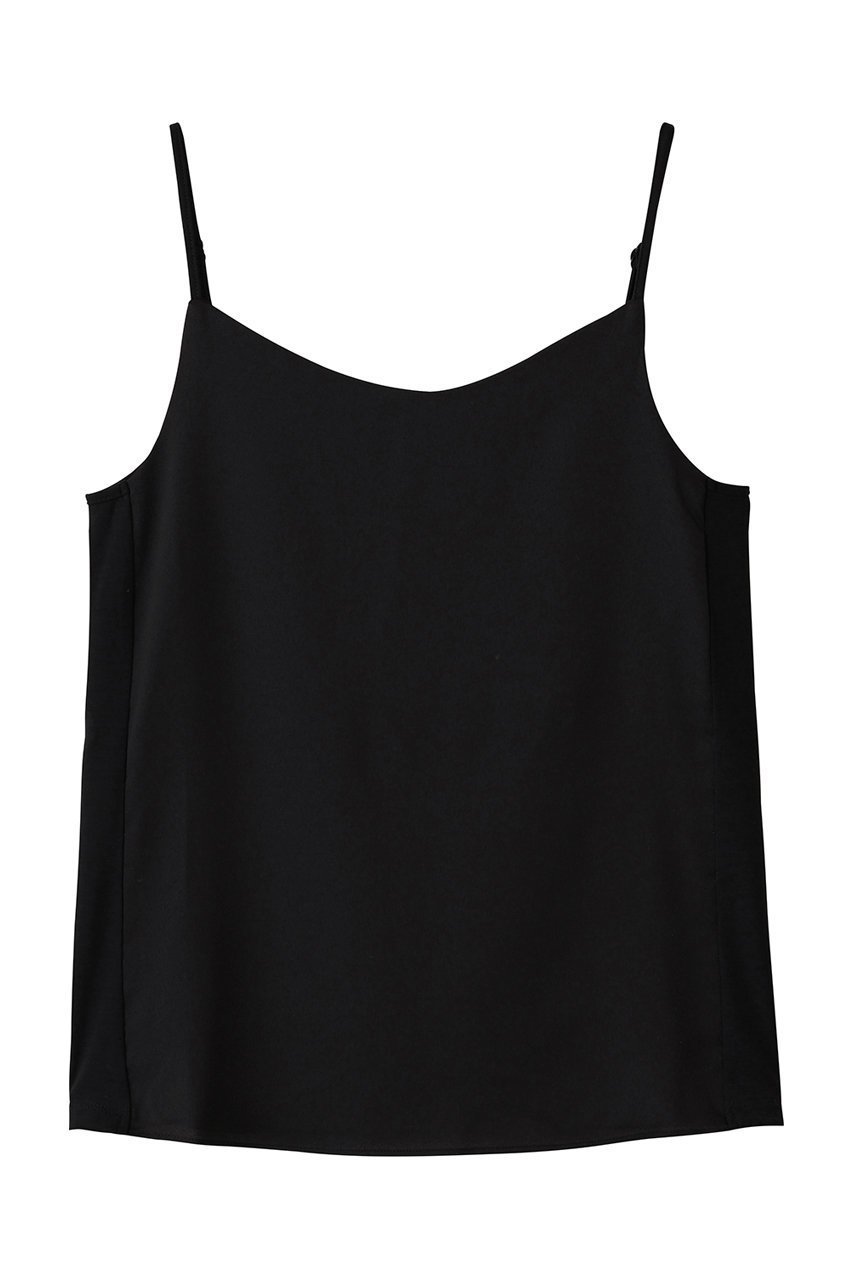 【アナイ/ANAYI】のベア天サテンコンビキャミソール インテリア・キッズ・メンズ・レディースファッション・服の通販 founy(ファニー) 　ファッション　Fashion　レディースファッション　Fashion for Women　トップス・カットソー　Cut & Sew Tops　キャミソール&ノースリーブ　Camisoles & Sleeveless Tops　シャツ・ブラウス・オフィスカジュアル　Elegant Blouses & Button-Ups　ロングTシャツ・Tシャツ　Longline T-Shirts & Tees　カットソー・ベーシックTシャツ　Cut-and-Sewn Tops / Stretch Tees & Basics　なめらか　Smooth, Silky Texture　インナー　Innerwear　カットソー　Cut and Sewn Top　キャミソール　Camisole, Spaghetti Strap Top　コンビ　Combo, Combination Style　サテン　Satin, Glossy Fabric　シンプル　Simple, Minimal　タンク　Tank Top, Sleeveless Top　ブラック|ID: prp329100004929613 ipo3291000000036995442