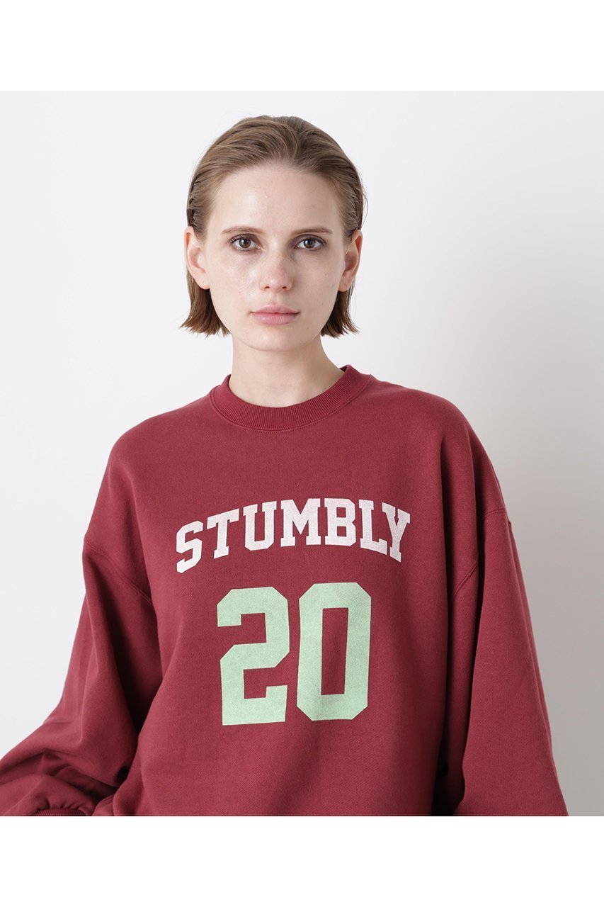【ヒューエルミュージアム/hueLe Museum】の【STUMBLY】Printed Pullover 人気、トレンドファッション・服の通販 founy(ファニー) 　ファッション　Fashion　レディースファッション　Fashion for Women　トップス・カットソー　Cut & Sew Tops　シャツ・ブラウス・オフィスカジュアル　Elegant Blouses & Button-Ups　ロングTシャツ・Tシャツ　Longline T-Shirts & Tees　カジュアルプルオーバー・ニットトップス　Pullovers & Knit Tops / Casual Pullovers　カットソー・ベーシックTシャツ　Cut-and-Sewn Tops / Stretch Tees & Basics　クラシック　Classic, Timeless Style　スウェット / スエット　Sweatshirt, Sweatwear　スリーブ　Sleeve, Long Sleeve / Short Sleeve　プリント　Print, Printed Pattern　モダン　Modern, Contemporary　ロング　Long, Long-Length　other-5|ID: prp329100004929617 ipo3291000000036995482