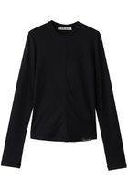 【プランク プロジェクト/PRANK PROJECT】のシンプルクルーネック 人気、トレンドファッション・服の通販 founy(ファニー) ファッション Fashion レディースファッション Fashion for Women トップス・カットソー Cut & Sew Tops シャツ・ブラウス・オフィスカジュアル Elegant Blouses & Button-Ups ロングTシャツ・Tシャツ Longline T-Shirts & Tees カットソー・ベーシックTシャツ Cut-and-Sewn Tops / Stretch Tees & Basics インナー Innerwear ジャケット Jacket, Outerwear スリーブ Sleeve, Long Sleeve / Short Sleeve センター Center, Center Line ロング Long, Long-Length ワーク Workwear, Utility Style エレガント 上品 Elegant thumbnail BLK(ブラック)|ID: prp329100004929622 ipo3291000000036995542