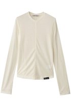 【プランク プロジェクト/PRANK PROJECT】のシンプルクルーネック 人気、トレンドファッション・服の通販 founy(ファニー) ファッション Fashion レディースファッション Fashion for Women トップス・カットソー Cut & Sew Tops シャツ・ブラウス・オフィスカジュアル Elegant Blouses & Button-Ups ロングTシャツ・Tシャツ Longline T-Shirts & Tees カットソー・ベーシックTシャツ Cut-and-Sewn Tops / Stretch Tees & Basics インナー Innerwear ジャケット Jacket, Outerwear スリーブ Sleeve, Long Sleeve / Short Sleeve センター Center, Center Line ロング Long, Long-Length ワーク Workwear, Utility Style エレガント 上品 Elegant thumbnail WHT(ホワイト)|ID: prp329100004929622 ipo3291000000036995544