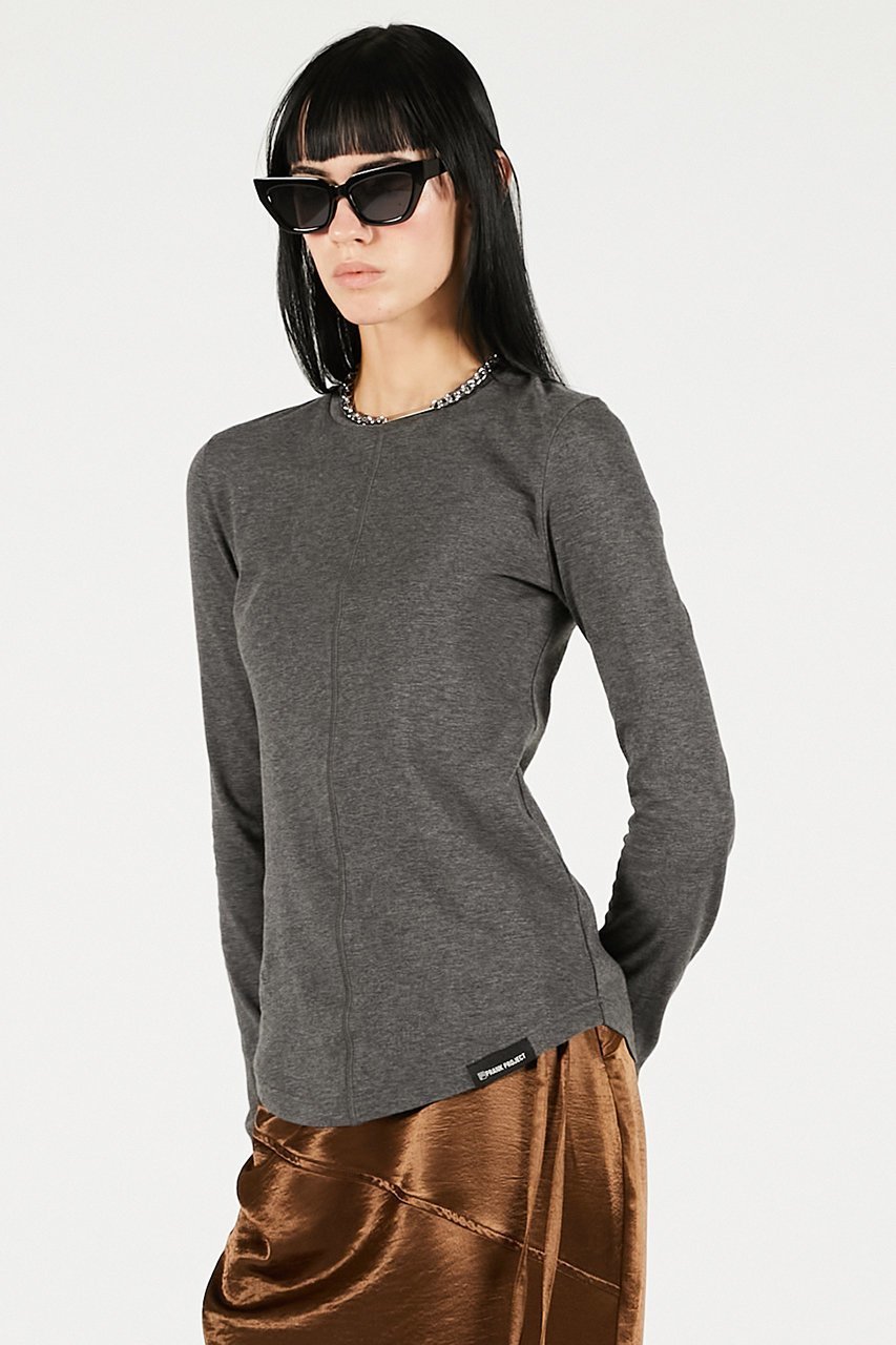 【プランク プロジェクト/PRANK PROJECT】のシンプルクルーネック 人気、トレンドファッション・服の通販 founy(ファニー) 　ファッション　Fashion　レディースファッション　Fashion for Women　トップス・カットソー　Cut & Sew Tops　シャツ・ブラウス・オフィスカジュアル　Elegant Blouses & Button-Ups　ロングTシャツ・Tシャツ　Longline T-Shirts & Tees　カットソー・ベーシックTシャツ　Cut-and-Sewn Tops / Stretch Tees & Basics　インナー　Innerwear　ジャケット　Jacket, Outerwear　スリーブ　Sleeve, Long Sleeve / Short Sleeve　センター　Center, Center Line　ロング　Long, Long-Length　ワーク　Workwear, Utility Style　エレガント 上品　Elegant　other-8|ID: prp329100004929622 ipo3291000000036995562