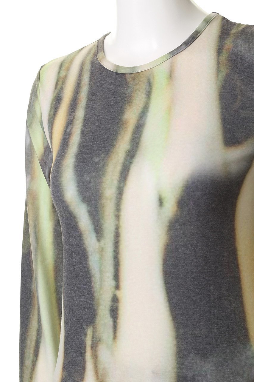 【プランク プロジェクト/PRANK PROJECT】のグラフィッククルートップ 人気、トレンドファッション・服の通販 founy(ファニー) 　ファッション　Fashion　レディースファッション　Fashion for Women　トップス・カットソー　Cut & Sew Tops　シャツ・ブラウス・オフィスカジュアル　Elegant Blouses & Button-Ups　ロングTシャツ・Tシャツ　Longline T-Shirts & Tees　カットソー・ベーシックTシャツ　Cut-and-Sewn Tops / Stretch Tees & Basics　インナー　Innerwear　シンプル　Simple, Minimal　スリーブ　Sleeve, Long Sleeve / Short Sleeve　プリント　Print, Printed Pattern　ロング　Long, Long-Length　other-5|ID: prp329100004929626 ipo3291000000036995594