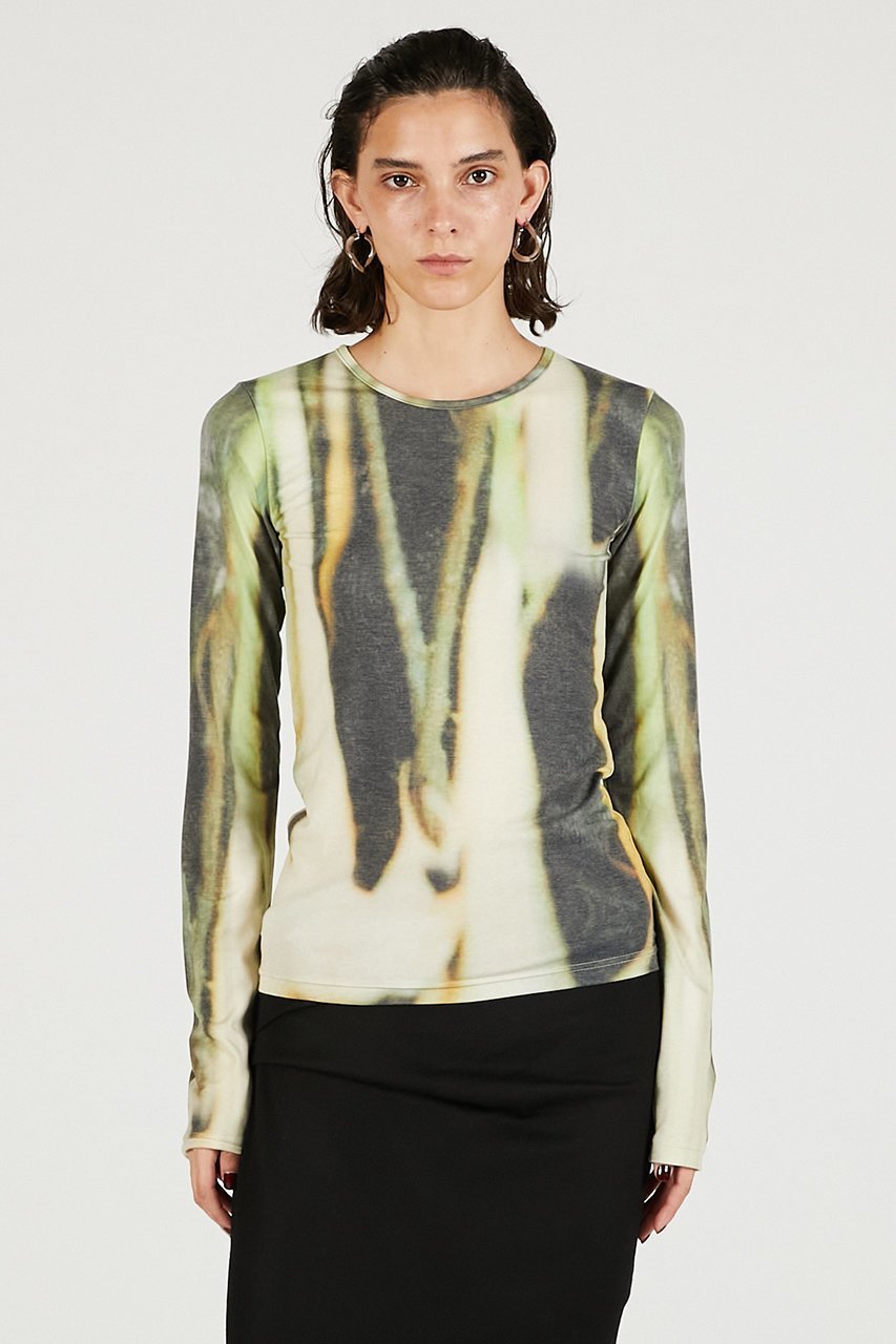 【プランク プロジェクト/PRANK PROJECT】のグラフィッククルートップ 人気、トレンドファッション・服の通販 founy(ファニー) 　ファッション　Fashion　レディースファッション　Fashion for Women　トップス・カットソー　Cut & Sew Tops　シャツ・ブラウス・オフィスカジュアル　Elegant Blouses & Button-Ups　ロングTシャツ・Tシャツ　Longline T-Shirts & Tees　カットソー・ベーシックTシャツ　Cut-and-Sewn Tops / Stretch Tees & Basics　インナー　Innerwear　シンプル　Simple, Minimal　スリーブ　Sleeve, Long Sleeve / Short Sleeve　プリント　Print, Printed Pattern　ロング　Long, Long-Length　other-7|ID: prp329100004929626 ipo3291000000036995598