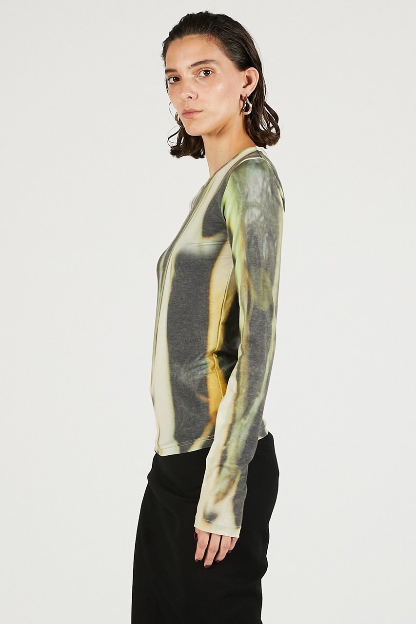 【プランク プロジェクト/PRANK PROJECT】のグラフィッククルートップ 人気、トレンドファッション・服の通販 founy(ファニー) 　ファッション　Fashion　レディースファッション　Fashion for Women　トップス・カットソー　Cut & Sew Tops　シャツ・ブラウス・オフィスカジュアル　Elegant Blouses & Button-Ups　ロングTシャツ・Tシャツ　Longline T-Shirts & Tees　カットソー・ベーシックTシャツ　Cut-and-Sewn Tops / Stretch Tees & Basics　インナー　Innerwear　シンプル　Simple, Minimal　スリーブ　Sleeve, Long Sleeve / Short Sleeve　プリント　Print, Printed Pattern　ロング　Long, Long-Length　other-8|ID: prp329100004929626 ipo3291000000036995600