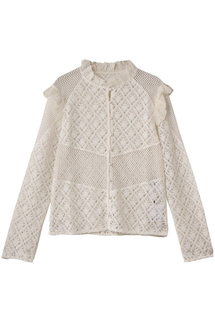 【アルアバイル/allureville】の【Loulou Willoughby】レースコンビプルオーバー インテリア・キッズ・メンズ・レディースファッション・服の通販 founy(ファニー) https://founy.com/ ファッション Fashion レディースファッション Fashion for Women トップス・カットソー Cut & Sew Tops シャツ・ブラウス・オフィスカジュアル Elegant Blouses & Button-Ups ロングTシャツ・Tシャツ Longline T-Shirts & Tees カジュアルプルオーバー・ニットトップス Pullovers & Knit Tops / Casual Pullovers カットソー・ベーシックTシャツ Cut-and-Sewn Tops / Stretch Tees & Basics おすすめ Recommended / Our Picks スリーブ Sleeve, Long Sleeve / Short Sleeve フリル Frill, Ruffle レース Lace, Lace Fabric ロング Long, Long-Length |ID: prp329100004929632 ipo3291000000036995665