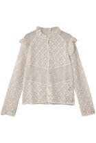 【アルアバイル/allureville】の【Loulou Willoughby】レースコンビプルオーバー 人気、トレンドファッション・服の通販 founy(ファニー) ファッション Fashion レディースファッション Fashion for Women トップス・カットソー Cut & Sew Tops シャツ・ブラウス・オフィスカジュアル Elegant Blouses & Button-Ups ロングTシャツ・Tシャツ Longline T-Shirts & Tees カジュアルプルオーバー・ニットトップス Pullovers & Knit Tops / Casual Pullovers カットソー・ベーシックTシャツ Cut-and-Sewn Tops / Stretch Tees & Basics おすすめ Recommended / Our Picks スリーブ Sleeve, Long Sleeve / Short Sleeve フリル Frill, Ruffle レース Lace, Lace Fabric ロング Long, Long-Length thumbnail オフホワイト|ID: prp329100004929632 ipo3291000000036995667