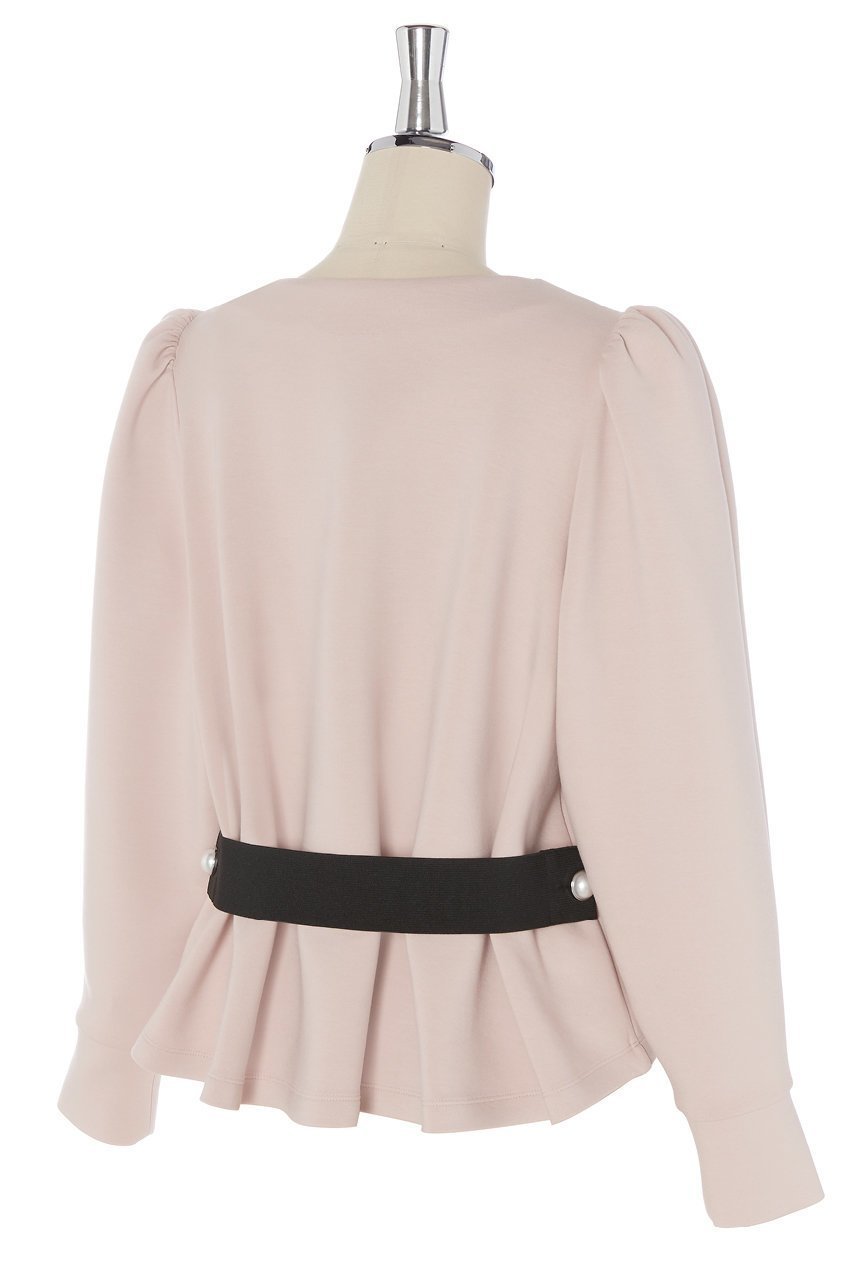 【デイジーリン/DAISY LIN】のTop “Elegant Back Flare II” 人気、トレンドファッション・服の通販 founy(ファニー) 　ファッション　Fashion　レディースファッション　Fashion for Women　トップス・カットソー　Cut & Sew Tops　シャツ・ブラウス・オフィスカジュアル　Elegant Blouses & Button-Ups　ロングTシャツ・Tシャツ　Longline T-Shirts & Tees　カットソー・ベーシックTシャツ　Cut-and-Sewn Tops / Stretch Tees & Basics　ウォッシャブル　Machine Washable　ギャザー　Gathered, Ruffled　軽量　Lightweight, Ultra Light　ショルダー　Shoulder, Shoulder Strap　ストレッチ　Stretch, Stretchy Fabric　スリーブ　Sleeve, Long Sleeve / Short Sleeve　なめらか　Smooth, Silky Texture　人気　Popular, Best Seller　パール　Pearl, Pearl Accent　フェミニン　Feminine, Girly　フレア　Flare, Flared　ロング　Long, Long-Length　エレガント 上品　Elegant　other-3|ID: prp329100004929636 ipo3291000000036995728