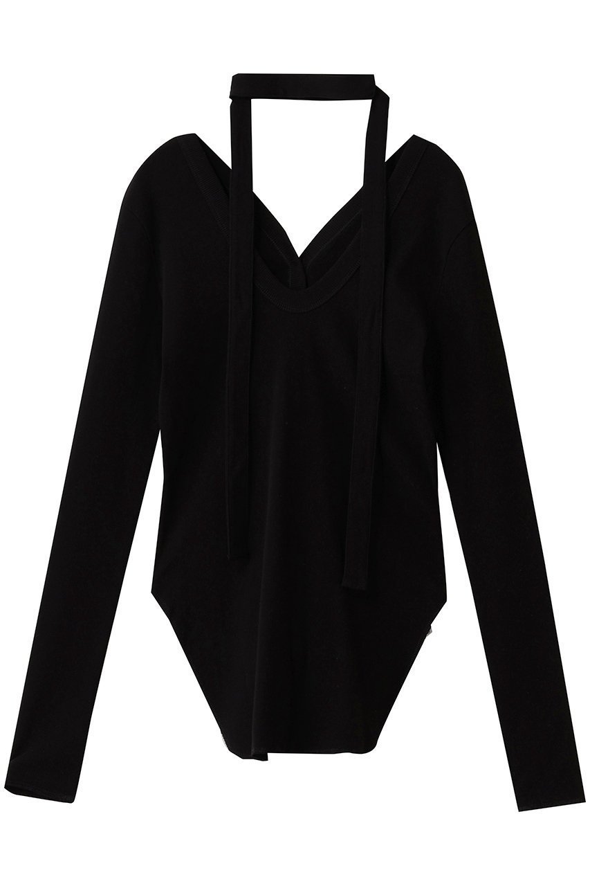 【アンクレイヴ/uncrave】のヴィンテージリブ 2WAYトップス インテリア・キッズ・メンズ・レディースファッション・服の通販 founy(ファニー) 　ファッション　Fashion　レディースファッション　Fashion for Women　トップス・カットソー　Cut & Sew Tops　シャツ・ブラウス・オフィスカジュアル　Elegant Blouses & Button-Ups　ロングTシャツ・Tシャツ　Longline T-Shirts & Tees　カットソー・ベーシックTシャツ　Cut-and-Sewn Tops / Stretch Tees & Basics　カーディガン　Cardigan, Knitwear　ストレッチ　Stretch, Stretchy Fabric　スリット　Slit, Slit Detail　スリーブ　Sleeve, Long Sleeve / Short Sleeve　テレコ　Ribbed, Rib Stitch　フィット　Fit, Slim Fit　ロング　Long, Long-Length　長袖　Long Sleeve, Full Sleeve　ブラック|ID: prp329100004929645 ipo3291000000036995787