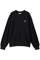 【メゾン キツネ/MAISON KITSUNE / MEN】の【MEN】FOX ヘッド コンフォート スウェット シャツ 人気、トレンドファッション・服の通販 founy(ファニー) ファッション Fashion メンズファッション Fashion for Men トップス・カットソー Cut & Sew Tops パーカー・フーディー / カジュアルコーデ Hoodies & Parkas メンズシャツ Shirts スウェット / スエット Sweatshirt, Sweatwear スラックス Slacks, Dress Pants デニム Denim, Jeans Material フォックス Fox, Fox Fur リラックス Relax, Relaxed Fit thumbnail ブラック|ID: prp329100004929657 ipo3291000000036995897