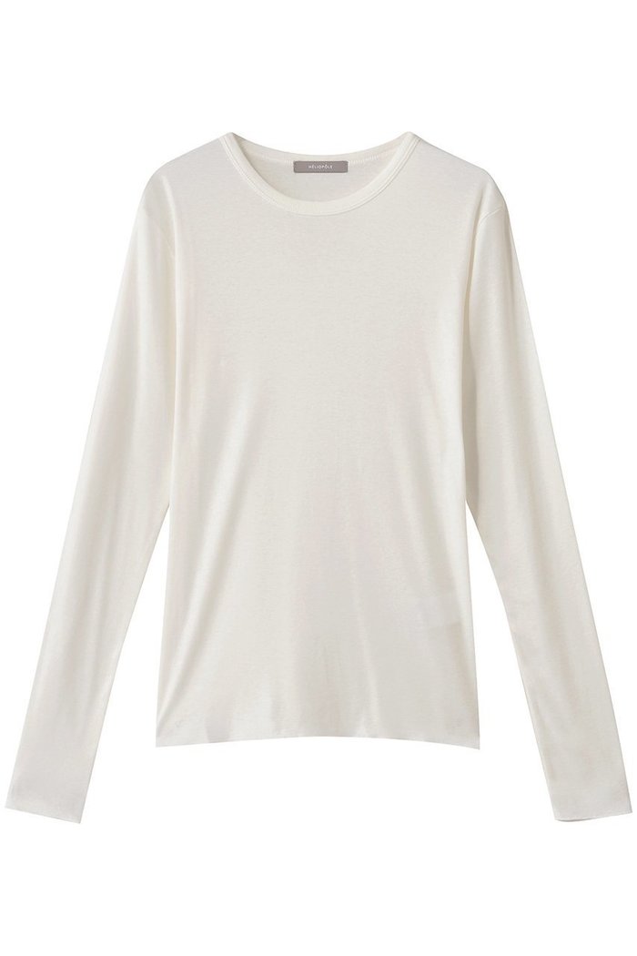 【エリオポール/heliopole】の【smooth skin series】CASHCOTTON クルー インテリア・キッズ・メンズ・レディースファッション・服の通販 founy(ファウニー) https://founy.com/ ファッション Fashion レディースファッション Fashion for Women トップス・カットソー Cut & Sew Tops シャツ・ブラウス・オフィスカジュアル Elegant Blouses & Button-Ups ロングTシャツ・Tシャツ Longline T-Shirts & Tees カットソー・ベーシックTシャツ Cut-and-Sewn Tops / Stretch Tees & Basics インナー Innerwear シンプル Simple, Minimal ジャケット Jacket, Outerwear スリーブ Sleeve, Long Sleeve / Short Sleeve フィット Fit, Slim Fit ロング Long, Long-Length 定番 Standard, Basic Item |ID: prp329100004929667 ipo3291000000036995986