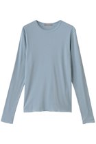 【エリオポール/heliopole】の【smooth skin series】CASHCOTTON クルー 人気、トレンドファッション・服の通販 founy(ファニー) ファッション Fashion レディースファッション Fashion for Women トップス・カットソー Cut & Sew Tops シャツ・ブラウス・オフィスカジュアル Elegant Blouses & Button-Ups ロングTシャツ・Tシャツ Longline T-Shirts & Tees カットソー・ベーシックTシャツ Cut-and-Sewn Tops / Stretch Tees & Basics インナー Innerwear シンプル Simple, Minimal ジャケット Jacket, Outerwear スリーブ Sleeve, Long Sleeve / Short Sleeve フィット Fit, Slim Fit ロング Long, Long-Length 定番 Standard, Basic Item thumbnail サックス|ID: prp329100004929667 ipo3291000000036995993