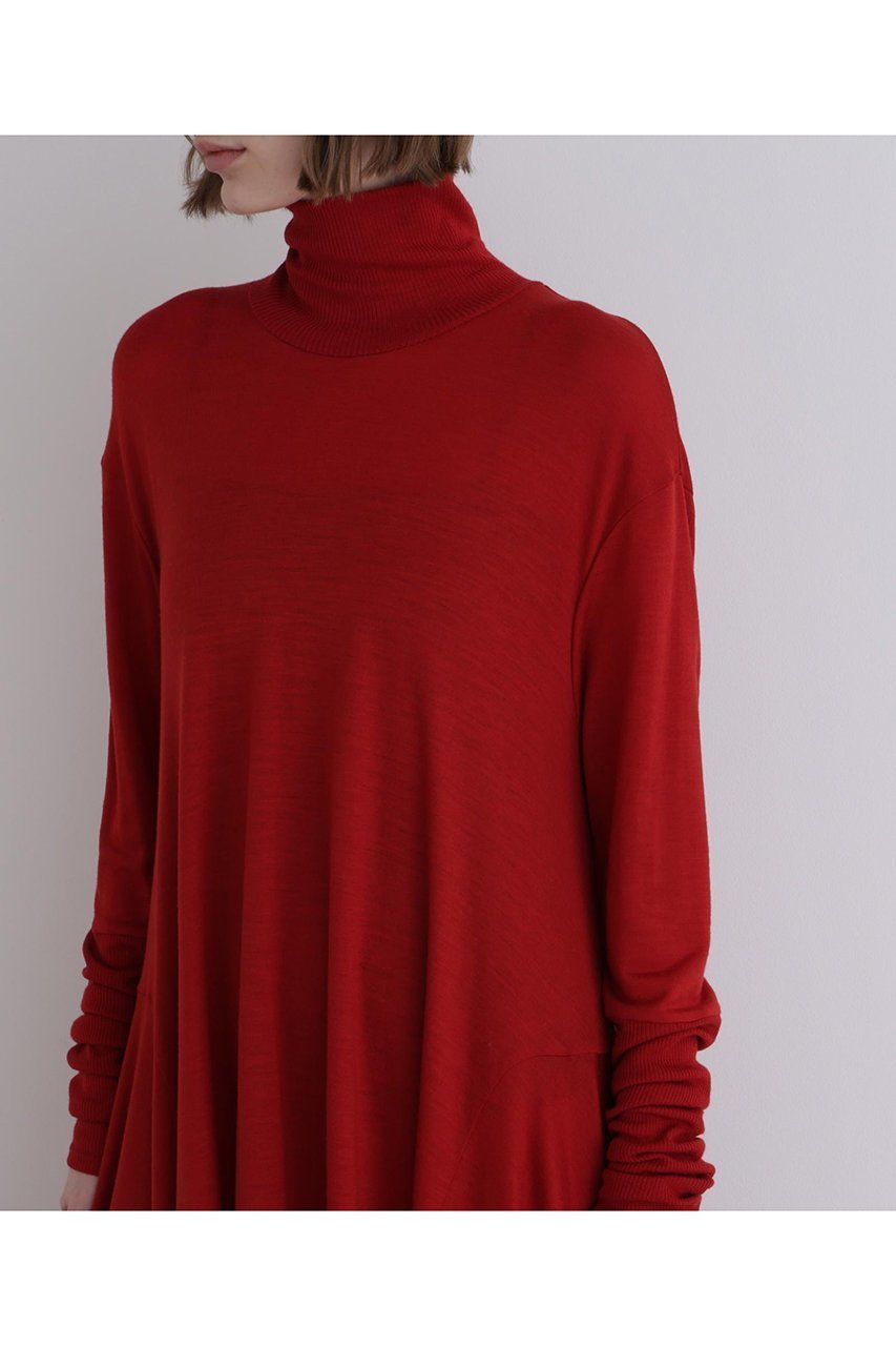 【ル フィル/LE PHIL】のウールジャージーコンビカットソー 人気、トレンドファッション・服の通販 founy(ファニー) 　ファッション　Fashion　レディースファッション　Fashion for Women　トップス・カットソー　Cut & Sew Tops　シャツ・ブラウス・オフィスカジュアル　Elegant Blouses & Button-Ups　ロングTシャツ・Tシャツ　Longline T-Shirts & Tees　カットソー・ベーシックTシャツ　Cut-and-Sewn Tops / Stretch Tees & Basics　おすすめ　Recommended / Our Picks　スタンダード　Standard, Basic　スリーブ　Sleeve, Long Sleeve / Short Sleeve　タートル　Turtleneck, Turtle Collar　ロング　Long, Long-Length　A/W・秋冬　Autumn/Winter　other-7|ID: prp329100004929671 ipo3291000000036996020