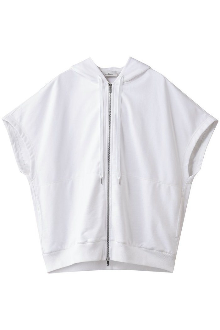 【ジェイドット/j.】のプレミアム裏毛ハーフ袖フーディ インテリア・キッズ・メンズ・レディースファッション・服の通販 founy(ファニー) https://founy.com/ ファッション Fashion レディースファッション Fashion for Women トップス・カットソー Cut & Sew Tops シャツ・ブラウス・オフィスカジュアル Elegant Blouses & Button-Ups レディースパーカー・カジュアルフーディー Casual Hoodies & Sweatshirts ロングTシャツ・Tシャツ Longline T-Shirts & Tees スウェット・クルーネックトップス Sweatshirts & Crewnecks / Relaxed Fit Sweat Tops カットソー・ベーシックTシャツ Cut-and-Sewn Tops / Stretch Tees & Basics シンプル Simple, Minimal スリーブ Sleeve, Long Sleeve / Short Sleeve ハーフ Half, Half-Length プレミアム Premium, High-End ロング Long, Long-Length 再入荷 Restock / Back in Stock 半袖 Short Sleeve, Half Sleeve |ID: prp329100004929674 ipo3291000000036996051