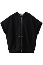 【ジェイドット/j.】のプレミアム裏毛ハーフ袖フーディ ブラック|ID: prp329100004929674 ipo3291000000036996055