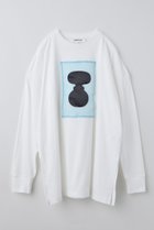 【エンフォルド/ENFOLD】のFABRIC ART LONG-SLEEVE T-SHIRT/シャツ ホワイト|ID: prp329100004929681 ipo3291000000036996146
