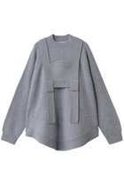 【エンフォルド/ENFOLD】のBUSTIER LAYERED PULLOVER/プルオーバー 人気、トレンドファッション・服の通販 founy(ファニー) ファッション Fashion レディースファッション Fashion for Women トップス・カットソー Cut & Sew Tops シャツ・ブラウス・オフィスカジュアル Elegant Blouses & Button-Ups レディースパーカー・カジュアルフーディー Casual Hoodies & Sweatshirts ロングTシャツ・Tシャツ Longline T-Shirts & Tees カジュアルプルオーバー・ニットトップス Pullovers & Knit Tops / Casual Pullovers スウェット・クルーネックトップス Sweatshirts & Crewnecks / Relaxed Fit Sweat Tops カットソー・ベーシックTシャツ Cut-and-Sewn Tops / Stretch Tees & Basics ビスチェ Bustiers & Corset Tops / Layered Bustier Style ドッキング Docking, Mixed Material ミックス Mix, Mixed Style リラックス Relax, Relaxed Fit thumbnail トップグレー|ID: prp329100004929686 ipo3291000000036996190