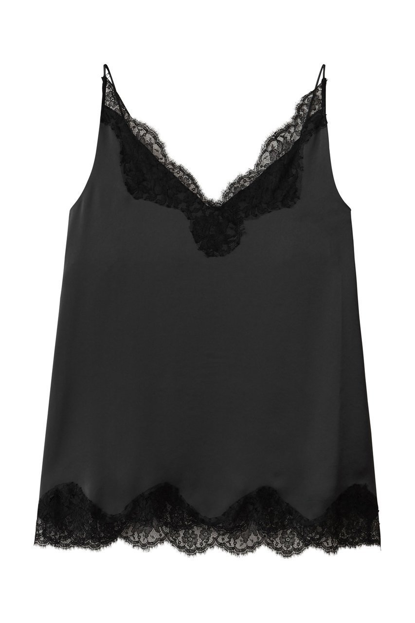 【プルミエ アロンディスモン/1er Arrondissement】のレースサテンキャミソール 人気、トレンドファッション・服の通販 founy(ファニー) 　ファッション　Fashion　レディースファッション　Fashion for Women　トップス・カットソー　Cut & Sew Tops　キャミソール&ノースリーブ　Camisoles & Sleeveless Tops　シャツ・ブラウス・オフィスカジュアル　Elegant Blouses & Button-Ups　ロングTシャツ・Tシャツ　Longline T-Shirts & Tees　カットソー・ベーシックTシャツ　Cut-and-Sewn Tops / Stretch Tees & Basics　エレガント 上品　Elegant　キャミソール　Camisole, Spaghetti Strap Top　サテン　Satin, Glossy Fabric　シルク　Silk, 100% Silk　タンク　Tank Top, Sleeveless Top　フランス　France, French　レース　Lace, Lace Fabric　 other-1|ID: prp329100004929689 ipo3291000000036996220