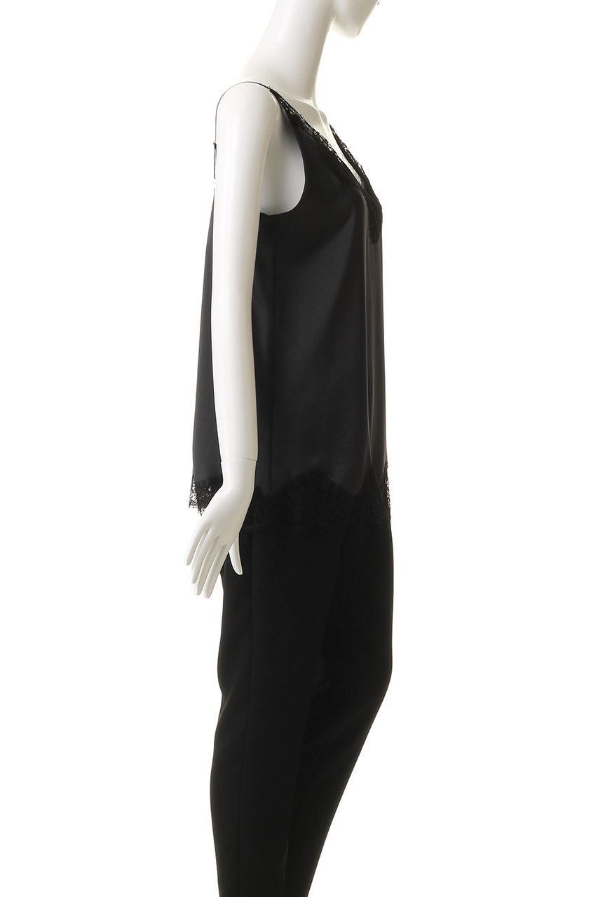 【プルミエ アロンディスモン/1er Arrondissement】のレースサテンキャミソール 人気、トレンドファッション・服の通販 founy(ファニー) 　ファッション　Fashion　レディースファッション　Fashion for Women　トップス・カットソー　Cut & Sew Tops　キャミソール&ノースリーブ　Camisoles & Sleeveless Tops　シャツ・ブラウス・オフィスカジュアル　Elegant Blouses & Button-Ups　ロングTシャツ・Tシャツ　Longline T-Shirts & Tees　カットソー・ベーシックTシャツ　Cut-and-Sewn Tops / Stretch Tees & Basics　エレガント 上品　Elegant　キャミソール　Camisole, Spaghetti Strap Top　サテン　Satin, Glossy Fabric　シルク　Silk, 100% Silk　タンク　Tank Top, Sleeveless Top　フランス　France, French　レース　Lace, Lace Fabric　other-3|ID: prp329100004929689 ipo3291000000036996226