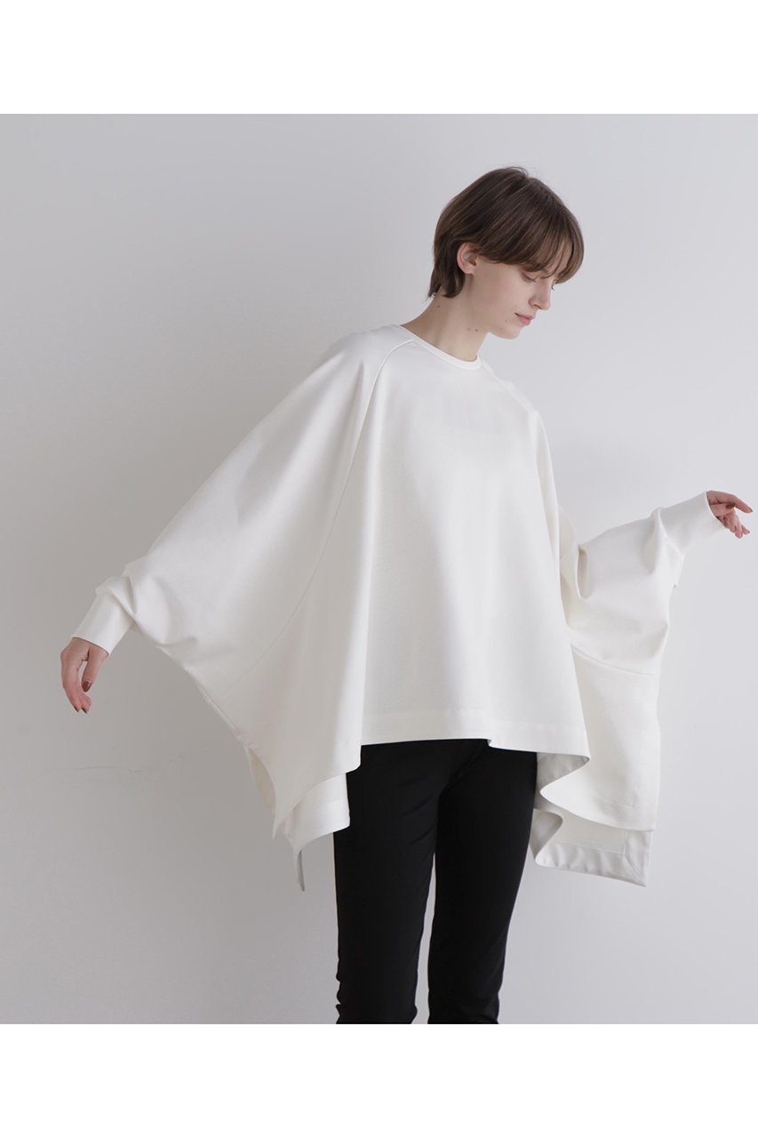 【ル フィル/LE PHIL】のラグランヘムプルオーバー 人気、トレンドファッション・服の通販 founy(ファニー) 　ファッション　Fashion　レディースファッション　Fashion for Women　トップス・カットソー　Cut & Sew Tops　シャツ・ブラウス・オフィスカジュアル　Elegant Blouses & Button-Ups　ロングTシャツ・Tシャツ　Longline T-Shirts & Tees　カジュアルプルオーバー・ニットトップス　Pullovers & Knit Tops / Casual Pullovers　カットソー・ベーシックTシャツ　Cut-and-Sewn Tops / Stretch Tees & Basics　なめらか　Smooth, Silky Texture　スリーブ　Sleeve, Long Sleeve / Short Sleeve　ビッグ　Big, Oversized　ロング　Long, Long-Length　other-2|ID: prp329100004929697 ipo3291000000036996324