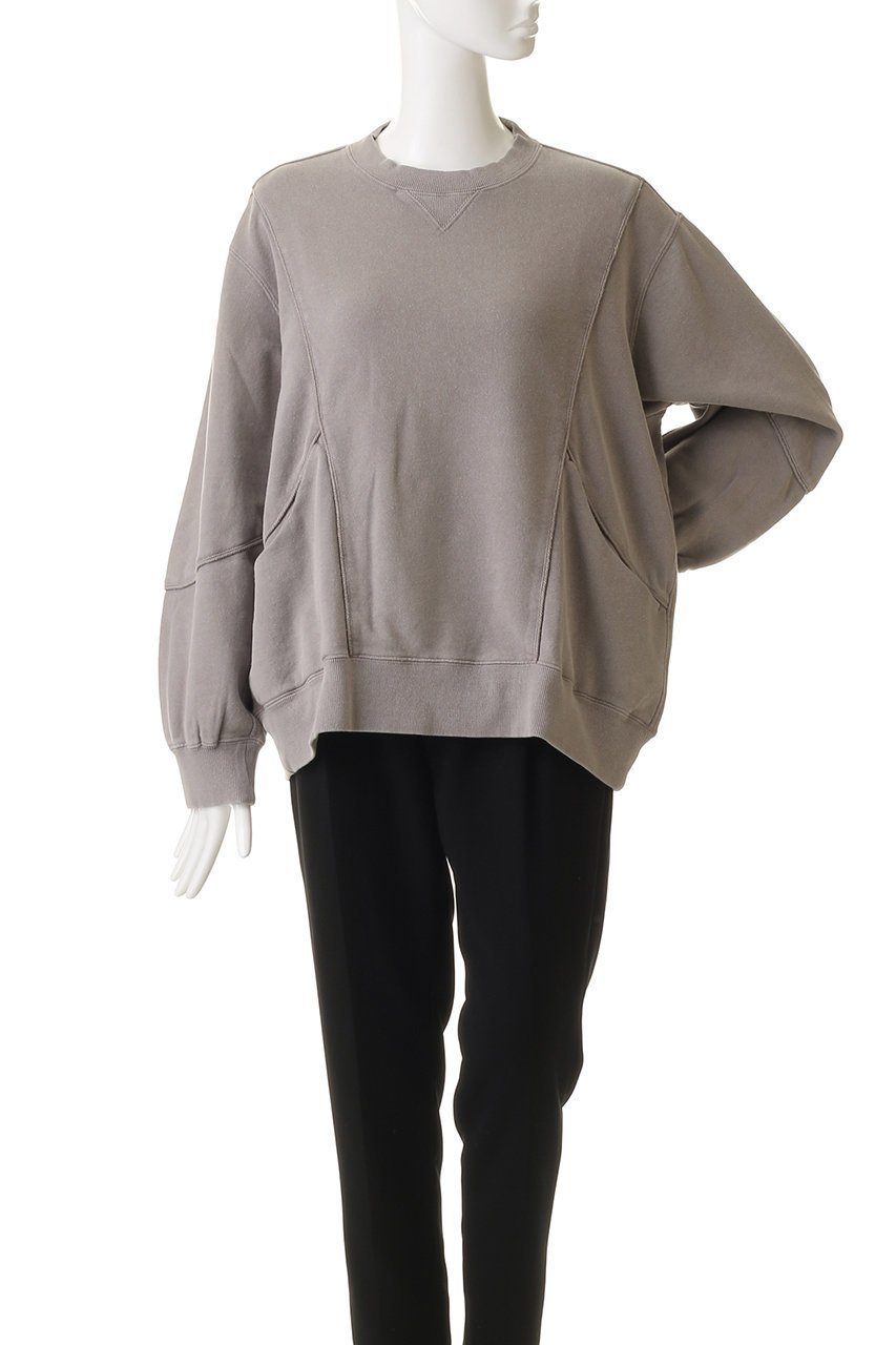 【メゾンスペシャル/MAISON SPECIAL】の【UNISEX】パイピング切替 裏毛ピグメントダイスウェット 人気、トレンドファッション・服の通販 founy(ファニー) 　ファッション　Fashion　レディースファッション　Fashion for Women　トップス・カットソー　Cut & Sew Tops　シャツ・ブラウス・オフィスカジュアル　Elegant Blouses & Button-Ups　レディースパーカー・カジュアルフーディー　Casual Hoodies & Sweatshirts　ロングTシャツ・Tシャツ　Longline T-Shirts & Tees　スウェット・クルーネックトップス　Sweatshirts & Crewnecks / Relaxed Fit Sweat Tops　カットソー・ベーシックTシャツ　Cut-and-Sewn Tops / Stretch Tees & Basics　ユニセックス　Unisex, Genderless　スポーツ　Sports, Activewear　パイピング　Piping, Trim Design　ビンテージ　Vintage, Retro Style　切替　Switching, Contrast Panel　other-2|ID: prp329100004929704 ipo3291000000036996381