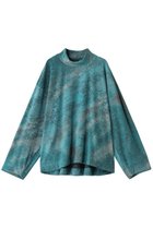 【メゾンスペシャル/MAISON SPECIAL】の【UNISEX】プライムオーバーアブストラクト パイルJQモックネックL/S BLU(ブルー)|ID: prp329100004929731 ipo3291000000036996671