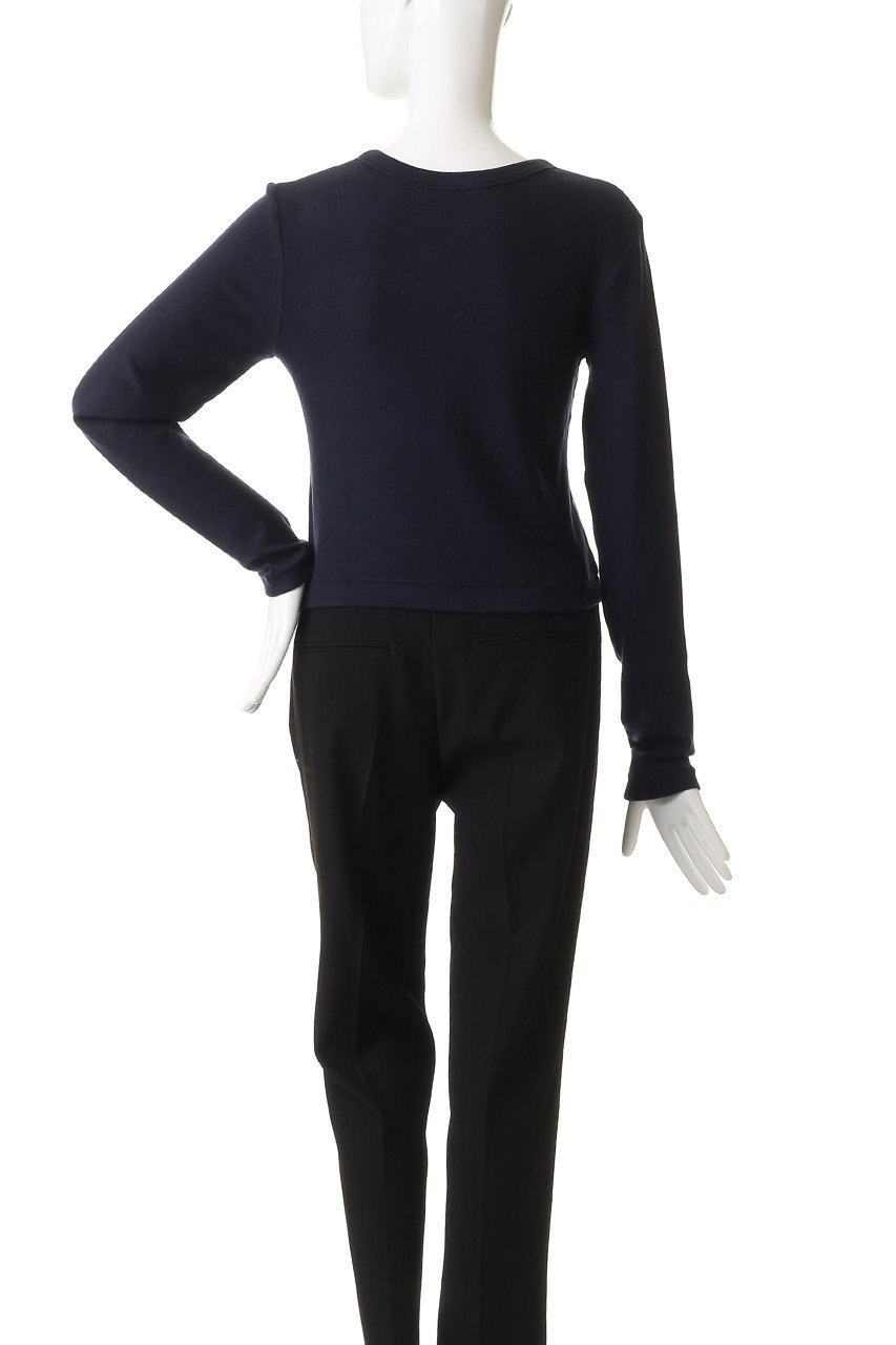 【スリー ドッツ/three dots】のレーヨンニットリブジャージー クロップドジェシカ 人気、トレンドファッション・服の通販 founy(ファニー) 　ファッション　Fashion　レディースファッション　Fashion for Women　トップス・カットソー　Cut & Sew Tops　ニット　Knit Tops & Sweaters　シャツ・ブラウス・オフィスカジュアル　Elegant Blouses & Button-Ups　ロングTシャツ・Tシャツ　Longline T-Shirts & Tees　カットソー・ベーシックTシャツ　Cut-and-Sewn Tops / Stretch Tees & Basics　おすすめ　Recommended / Our Picks　インナー　Innerwear　カットソー　Cut and Sewn Top　クロップド　Cropped, Short Length　シンプル　Simple, Minimal　スリーブ　Sleeve, Long Sleeve / Short Sleeve　デコルテ　Décolleté, Neckline　トレンド　Trend, Trending Now　バランス　Balance, Style Balance　リラックス　Relax, Relaxed Fit　ロング　Long, Long-Length　エレガント 上品　Elegant　定番　Standard, Basic Item　other-4|ID: prp329100004929751 ipo3291000000036996962