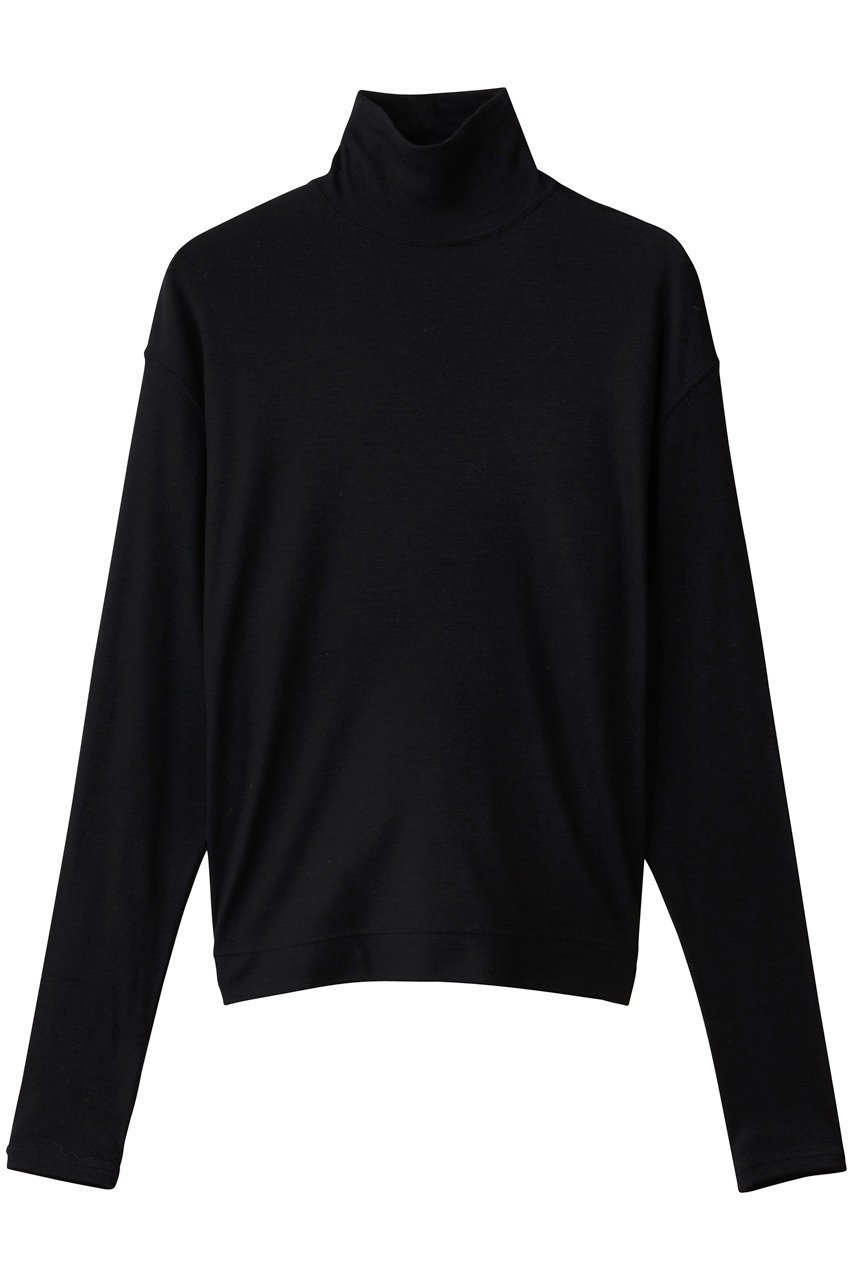 【スタニングルアー/STUNNING LURE】のウールフライスタートル インテリア・キッズ・メンズ・レディースファッション・服の通販 founy(ファニー) 　ファッション　Fashion　レディースファッション　Fashion for Women　トップス・カットソー　Cut & Sew Tops　シャツ・ブラウス・オフィスカジュアル　Elegant Blouses & Button-Ups　ロングTシャツ・Tシャツ　Longline T-Shirts & Tees　カットソー・ベーシックTシャツ　Cut-and-Sewn Tops / Stretch Tees & Basics　スリーブ　Sleeve, Long Sleeve / Short Sleeve　タートル　Turtleneck, Turtle Collar　タートルネック　Turtleneck, High Neck　ロング　Long, Long-Length　定番　Standard, Basic Item　A/W・秋冬　Autumn/Winter　ブラック|ID: prp329100004929771 ipo3291000000036997134