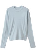 【スタニングルアー/STUNNING LURE】のウールフライスルーズロンT 人気、トレンドファッション・服の通販 founy(ファニー) ファッション Fashion レディースファッション Fashion for Women トップス・カットソー Cut & Sew Tops シャツ・ブラウス・オフィスカジュアル Elegant Blouses & Button-Ups ロングTシャツ・Tシャツ Longline T-Shirts & Tees カットソー・ベーシックTシャツ Cut-and-Sewn Tops / Stretch Tees & Basics インナー Innerwear スリーブ Sleeve, Long Sleeve / Short Sleeve ルーズ Loose, Oversized ロング Long, Long-Length A/W・秋冬 Autumn/Winter thumbnail ライトブルー|ID: prp329100004929772 ipo3291000000036997148