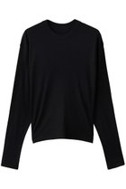 【スタニングルアー/STUNNING LURE】のウールフライスルーズロンT 人気、トレンドファッション・服の通販 founy(ファニー) ファッション Fashion レディースファッション Fashion for Women トップス・カットソー Cut & Sew Tops シャツ・ブラウス・オフィスカジュアル Elegant Blouses & Button-Ups ロングTシャツ・Tシャツ Longline T-Shirts & Tees カットソー・ベーシックTシャツ Cut-and-Sewn Tops / Stretch Tees & Basics インナー Innerwear スリーブ Sleeve, Long Sleeve / Short Sleeve ルーズ Loose, Oversized ロング Long, Long-Length A/W・秋冬 Autumn/Winter thumbnail ブラック|ID: prp329100004929772 ipo3291000000036997149