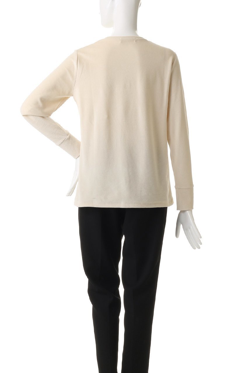 【プリスティン/PRISTINE】のベロア長袖プルオーバー 人気、トレンドファッション・服の通販 founy(ファニー) 　ファッション　Fashion　レディースファッション　Fashion for Women　トップス・カットソー　Cut & Sew Tops　シャツ・ブラウス・オフィスカジュアル　Elegant Blouses & Button-Ups　ロングTシャツ・Tシャツ　Longline T-Shirts & Tees　カジュアルプルオーバー・ニットトップス　Pullovers & Knit Tops / Casual Pullovers　カットソー・ベーシックTシャツ　Cut-and-Sewn Tops / Stretch Tees & Basics　ベロアトップス　Velour Tops / Velvet-Look Items　なめらか　Smooth, Silky Texture　シンプル　Simple, Minimal　スリーブ　Sleeve, Long Sleeve / Short Sleeve　ベロア　Velour, Soft Velvet　リラックス　Relax, Relaxed Fit　ロング　Long, Long-Length　エレガント 上品　Elegant　長袖　Long Sleeve, Full Sleeve　other-4|ID: prp329100004929780 ipo3291000000036997242