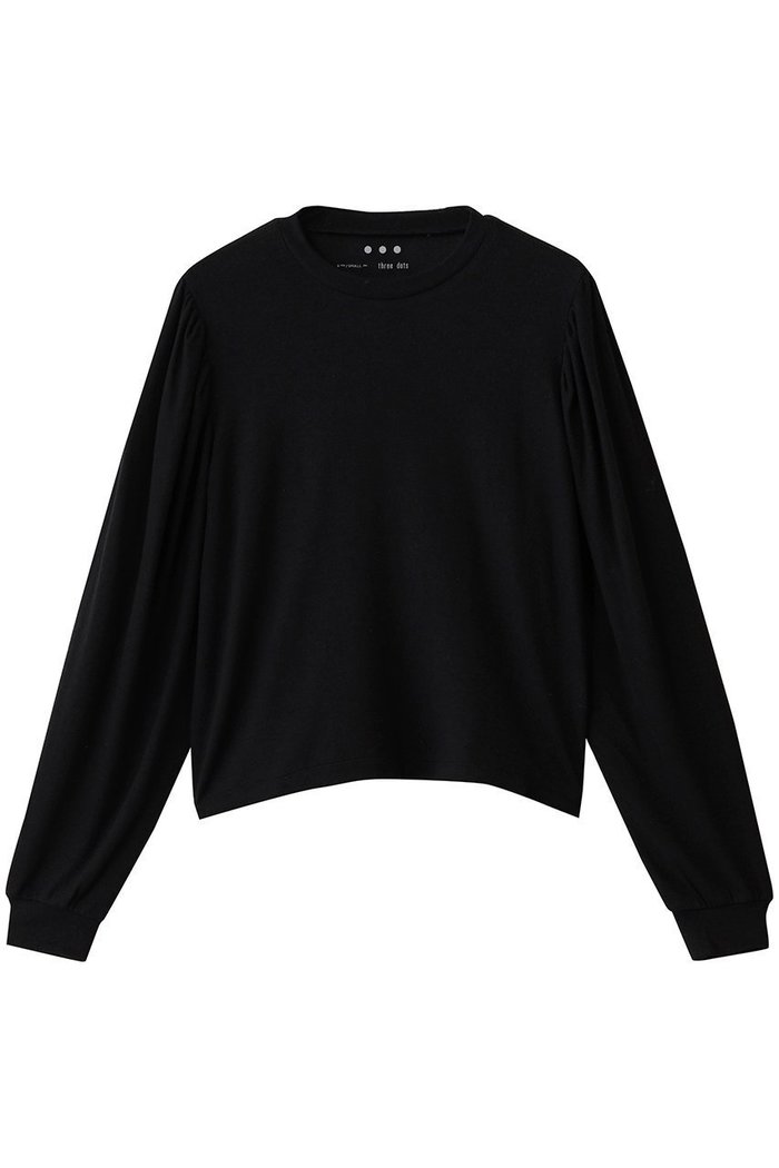 【スリー ドッツ/three dots】のブラッシュドセーター ボリュームスリーブ トップス インテリア・キッズ・メンズ・レディースファッション・服の通販 founy(ファウニー) https://founy.com/ ファッション Fashion レディースファッション Fashion for Women トップス・カットソー Cut & Sew Tops シャツ・ブラウス・オフィスカジュアル Elegant Blouses & Button-Ups ロングTシャツ・Tシャツ Longline T-Shirts & Tees カットソー・ベーシックTシャツ Cut-and-Sewn Tops / Stretch Tees & Basics ボリューム袖・フリルスリーブブラウス Voluminous & Ruffle Sleeves / Puffy Sleeve Tops スリーブ Sleeve, Long Sleeve / Short Sleeve ロング Long, Long-Length 今季 This Season, Current Season 旅行 Travel |ID: prp329100004929793 ipo3291000000036997409