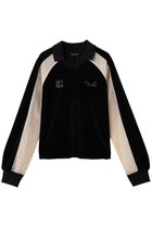 【メゾンスペシャル/MAISON SPECIAL】のVelour Combination Sporty Jersey Tops/ベロアコンビスポーティージャージトップス BLK(ブラック)|ID: prp329100004929795 ipo3291000000036997435