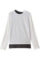 【ミズイロ インド/mizuiro ind】のレイヤードTシャツ off white|ID: prp329100004929803 ipo3291000000036997521