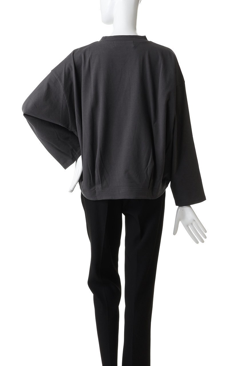 【ミディウミ/MidiUmi】のwide bottle neck P/O プルオーバー 人気、トレンドファッション・服の通販 founy(ファニー) 　ファッション　Fashion　レディースファッション　Fashion for Women　トップス・カットソー　Cut & Sew Tops　シャツ・ブラウス・オフィスカジュアル　Elegant Blouses & Button-Ups　ロングTシャツ・Tシャツ　Longline T-Shirts & Tees　カジュアルプルオーバー・ニットトップス　Pullovers & Knit Tops / Casual Pullovers　カットソー・ベーシックTシャツ　Cut-and-Sewn Tops / Stretch Tees & Basics　スリーブ　Sleeve, Long Sleeve / Short Sleeve　バランス　Balance, Style Balance　ベーシック　Basic, Essential　ボトルネック　Bottle Neck, Mock Neck　ロング　Long, Long-Length　ワイド　Wide, Wide Fit　other-4|ID: prp329100004929816 ipo3291000000036997677