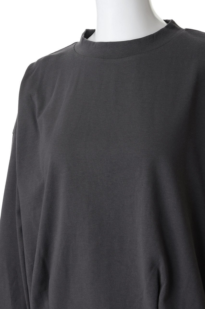 【ミディウミ/MidiUmi】のwide bottle neck P/O プルオーバー 人気、トレンドファッション・服の通販 founy(ファニー) 　ファッション　Fashion　レディースファッション　Fashion for Women　トップス・カットソー　Cut & Sew Tops　シャツ・ブラウス・オフィスカジュアル　Elegant Blouses & Button-Ups　ロングTシャツ・Tシャツ　Longline T-Shirts & Tees　カジュアルプルオーバー・ニットトップス　Pullovers & Knit Tops / Casual Pullovers　カットソー・ベーシックTシャツ　Cut-and-Sewn Tops / Stretch Tees & Basics　スリーブ　Sleeve, Long Sleeve / Short Sleeve　バランス　Balance, Style Balance　ベーシック　Basic, Essential　ボトルネック　Bottle Neck, Mock Neck　ロング　Long, Long-Length　ワイド　Wide, Wide Fit　other-5|ID: prp329100004929816 ipo3291000000036997679