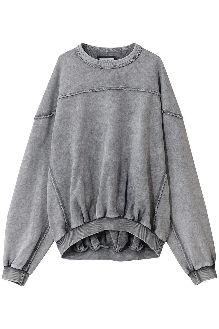 【メゾンスペシャル/MAISON SPECIAL】の【UNISEX】ブラウジングスウェットPO 人気、トレンドファッション・服の通販 founy(ファニー) 　ファッション　Fashion　レディースファッション　Fashion for Women　トップス・カットソー　Cut & Sew Tops　シャツ・ブラウス・オフィスカジュアル　Elegant Blouses & Button-Ups　レディースパーカー・カジュアルフーディー　Casual Hoodies & Sweatshirts　ロングTシャツ・Tシャツ　Longline T-Shirts & Tees　スウェット・クルーネックトップス　Sweatshirts & Crewnecks / Relaxed Fit Sweat Tops　カットソー・ベーシックTシャツ　Cut-and-Sewn Tops / Stretch Tees & Basics　ユニセックス　Unisex, Genderless　シャーリング　Shirring, Ruched　スウェット / スエット　Sweatshirt, Sweatwear　スリーブ　Sleeve, Long Sleeve / Short Sleeve　ロング　Long, Long-Length　ヴィンテージ　Vintage Style　 other-1|ID: prp329100004929823 ipo3291000000036997733
