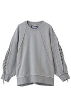 【メゾンスペシャル/MAISON SPECIAL】の【UNISEX】ワッフル切替スウェット レースアップクルーネックPO 人気、トレンドファッション・服の通販 founy(ファニー) ファッション Fashion レディースファッション Fashion for Women トップス・カットソー Cut & Sew Tops シャツ・ブラウス・オフィスカジュアル Elegant Blouses & Button-Ups レディースパーカー・カジュアルフーディー Casual Hoodies & Sweatshirts ロングTシャツ・Tシャツ Longline T-Shirts & Tees スウェット・クルーネックトップス Sweatshirts & Crewnecks / Relaxed Fit Sweat Tops カットソー・ベーシックTシャツ Cut-and-Sewn Tops / Stretch Tees & Basics ユニセックス Unisex, Genderless ショルダー Shoulder, Shoulder Strap シンプル Simple, Minimal スウェット / スエット Sweatshirt, Sweatwear ドロップ Drop Shoulder, Dropped Style ボトム Bottoms, Lower Wear レース Lace, Lace Fabric ワッフル Waffle, Waffle Knit 切替 Switching, Contrast Panel thumbnail GRY(グレー)|ID: prp329100004929858 ipo3291000000036998180