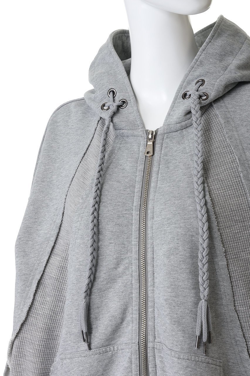 【メゾンスペシャル/MAISON SPECIAL】の【UNISEX】ワッフル切替スウェット レースアップZIPフーディー 人気、トレンドファッション・服の通販 founy(ファニー) 　ファッション　Fashion　レディースファッション　Fashion for Women　トップス・カットソー　Cut & Sew Tops　シャツ・ブラウス・オフィスカジュアル　Elegant Blouses & Button-Ups　レディースパーカー・カジュアルフーディー　Casual Hoodies & Sweatshirts　ロングTシャツ・Tシャツ　Longline T-Shirts & Tees　スウェット・クルーネックトップス　Sweatshirts & Crewnecks / Relaxed Fit Sweat Tops　カットソー・ベーシックTシャツ　Cut-and-Sewn Tops / Stretch Tees & Basics　ユニセックス　Unisex, Genderless　おすすめ　Recommended / Our Picks　ショルダー　Shoulder, Shoulder Strap　スウェット / スエット　Sweatshirt, Sweatwear　ドロップ　Drop Shoulder, Dropped Style　レース　Lace, Lace Fabric　ワッフル　Waffle, Waffle Knit　切替　Switching, Contrast Panel　other-5|ID: prp329100004929860 ipo3291000000036998202