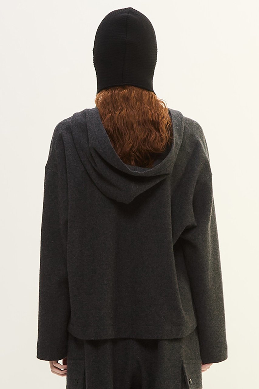 【プレインピープル/PLAIN PEOPLE】のマットフィニッシュウールジャージフーディ 人気、トレンドファッション・服の通販 founy(ファニー) 　ファッション　Fashion　レディースファッション　Fashion for Women　トップス・カットソー　Cut & Sew Tops　シャツ・ブラウス・オフィスカジュアル　Elegant Blouses & Button-Ups　レディースパーカー・カジュアルフーディー　Casual Hoodies & Sweatshirts　ロングTシャツ・Tシャツ　Longline T-Shirts & Tees　スウェット・クルーネックトップス　Sweatshirts & Crewnecks / Relaxed Fit Sweat Tops　カットソー・ベーシックTシャツ　Cut-and-Sewn Tops / Stretch Tees & Basics　タートル　Turtleneck, Turtle Collar　メランジ　Melange, Mixed Yarn　other-3|ID: prp329100004929862 ipo3291000000036998211