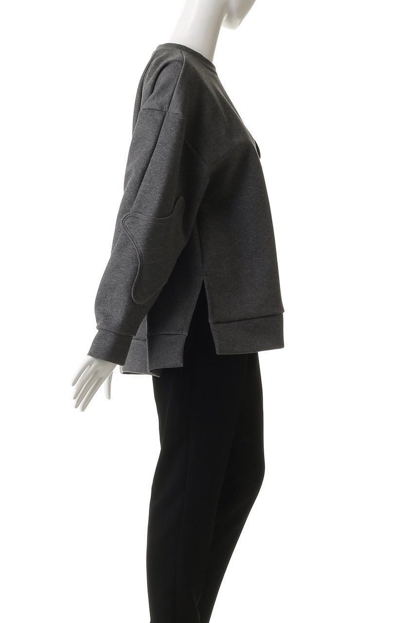 【エンフォルド/ENFOLD】のCHAIR-MOTIF PULLOVER 人気、トレンドファッション・服の通販 founy(ファニー) 　ファッション　Fashion　レディースファッション　Fashion for Women　トップス・カットソー　Cut & Sew Tops　シャツ・ブラウス・オフィスカジュアル　Elegant Blouses & Button-Ups　レディースパーカー・カジュアルフーディー　Casual Hoodies & Sweatshirts　ロングTシャツ・Tシャツ　Longline T-Shirts & Tees　カジュアルプルオーバー・ニットトップス　Pullovers & Knit Tops / Casual Pullovers　スウェット・クルーネックトップス　Sweatshirts & Crewnecks / Relaxed Fit Sweat Tops　カットソー・ベーシックTシャツ　Cut-and-Sewn Tops / Stretch Tees & Basics　バタフライ　Butterfly, Butterfly Motif　フリル　Frill, Ruffle　モチーフ　Motif, Design Theme　other-3|ID: prp329100004929863 ipo3291000000036998222