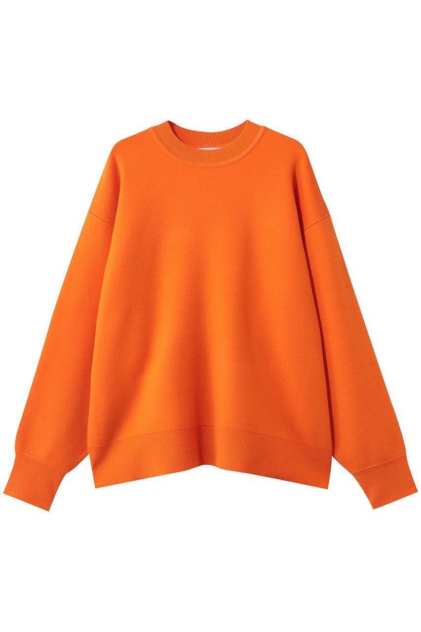 【ナゴンスタンス/nagonstans】のover crew pullover インテリア・キッズ・メンズ・レディースファッション・服の通販 founy(ファニー) 　ファッション　Fashion　レディースファッション　Fashion for Women　トップス・カットソー　Cut & Sew Tops　シャツ・ブラウス・オフィスカジュアル　Elegant Blouses & Button-Ups　ロングTシャツ・Tシャツ　Longline T-Shirts & Tees　カジュアルプルオーバー・ニットトップス　Pullovers & Knit Tops / Casual Pullovers　カットソー・ベーシックTシャツ　Cut-and-Sewn Tops / Stretch Tees & Basics　シンプル　Simple, Minimal　スリーブ　Sleeve, Long Sleeve / Short Sleeve　フォルム　Silhouette, Form　ボトム　Bottoms, Lower Wear　ロング　Long, Long-Length　Orange|ID: prp329100004929876 ipo3291000000036998375