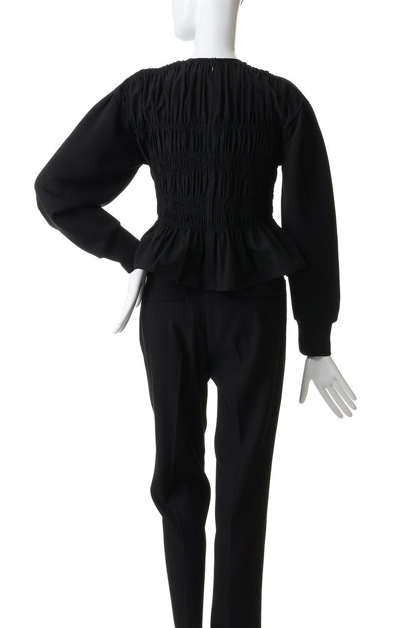 【マルティニーク/martinique】のシャーリングコンビプルオーバー 人気、トレンドファッション・服の通販 founy(ファニー) 　ファッション　Fashion　レディースファッション　Fashion for Women　トップス・カットソー　Cut & Sew Tops　シャツ・ブラウス・オフィスカジュアル　Elegant Blouses & Button-Ups　ロングTシャツ・Tシャツ　Longline T-Shirts & Tees　カジュアルプルオーバー・ニットトップス　Pullovers & Knit Tops / Casual Pullovers　カットソー・ベーシックTシャツ　Cut-and-Sewn Tops / Stretch Tees & Basics　おすすめ　Recommended / Our Picks　シャーリング　Shirring, Ruched　スリーブ　Sleeve, Long Sleeve / Short Sleeve　パーティ　Party, Party Style　フィット　Fit, Slim Fit　フレア　Flare, Flared　ロング　Long, Long-Length　other-4|ID: prp329100004929880 ipo3291000000036998410