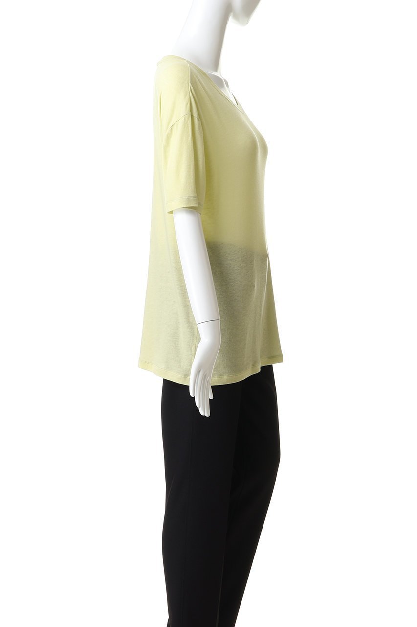 【マディソンブルー/MADISONBLUE】のLOOSE FIT H/S TEE ルーズフィットTシャツ 人気、トレンドファッション・服の通販 founy(ファニー) 　ファッション　Fashion　レディースファッション　Fashion for Women　トップス・カットソー　Cut & Sew Tops　シャツ・ブラウス・オフィスカジュアル　Elegant Blouses & Button-Ups　ロングTシャツ・Tシャツ　Longline T-Shirts & Tees　カットソー・ベーシックTシャツ　Cut-and-Sewn Tops / Stretch Tees & Basics　おすすめ　Recommended / Our Picks　なめらか　Smooth, Silky Texture　カシュクール　Wrap Design　ショート　Short, Short Length　シルク　Silk, 100% Silk　スリーブ　Sleeve, Long Sleeve / Short Sleeve　ハーフ　Half, Half-Length　ルーズ　Loose, Oversized　other-3|ID: prp329100004929902 ipo3291000000036998605