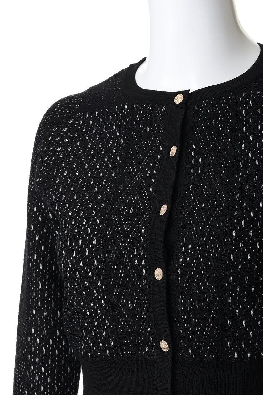 【コルコバード/CORCOVADO】のレーシージャカードカーディガン 人気、トレンドファッション・服の通販 founy(ファニー) 　ファッション　Fashion　レディースファッション　Fashion for Women　トップス・カットソー　Cut & Sew Tops　カーディガン・羽織り　Layered Style Cardigans　シャツ・ブラウス・オフィスカジュアル　Elegant Blouses & Button-Ups　ロングTシャツ・Tシャツ　Longline T-Shirts & Tees　カットソー・ベーシックTシャツ　Cut-and-Sewn Tops / Stretch Tees & Basics　おすすめ　Recommended / Our Picks　カーディガン　Cardigan, Knitwear　コンパクト　Compact, Small Size　ショート　Short, Short Length　ジャカード／ジャガード　Jacquard, Woven Pattern　リュクス　Luxury, Elegant, High-End, Chic　レーシー　Lacy, Lace-Like　other-5|ID: prp329100004929904 ipo3291000000036998620