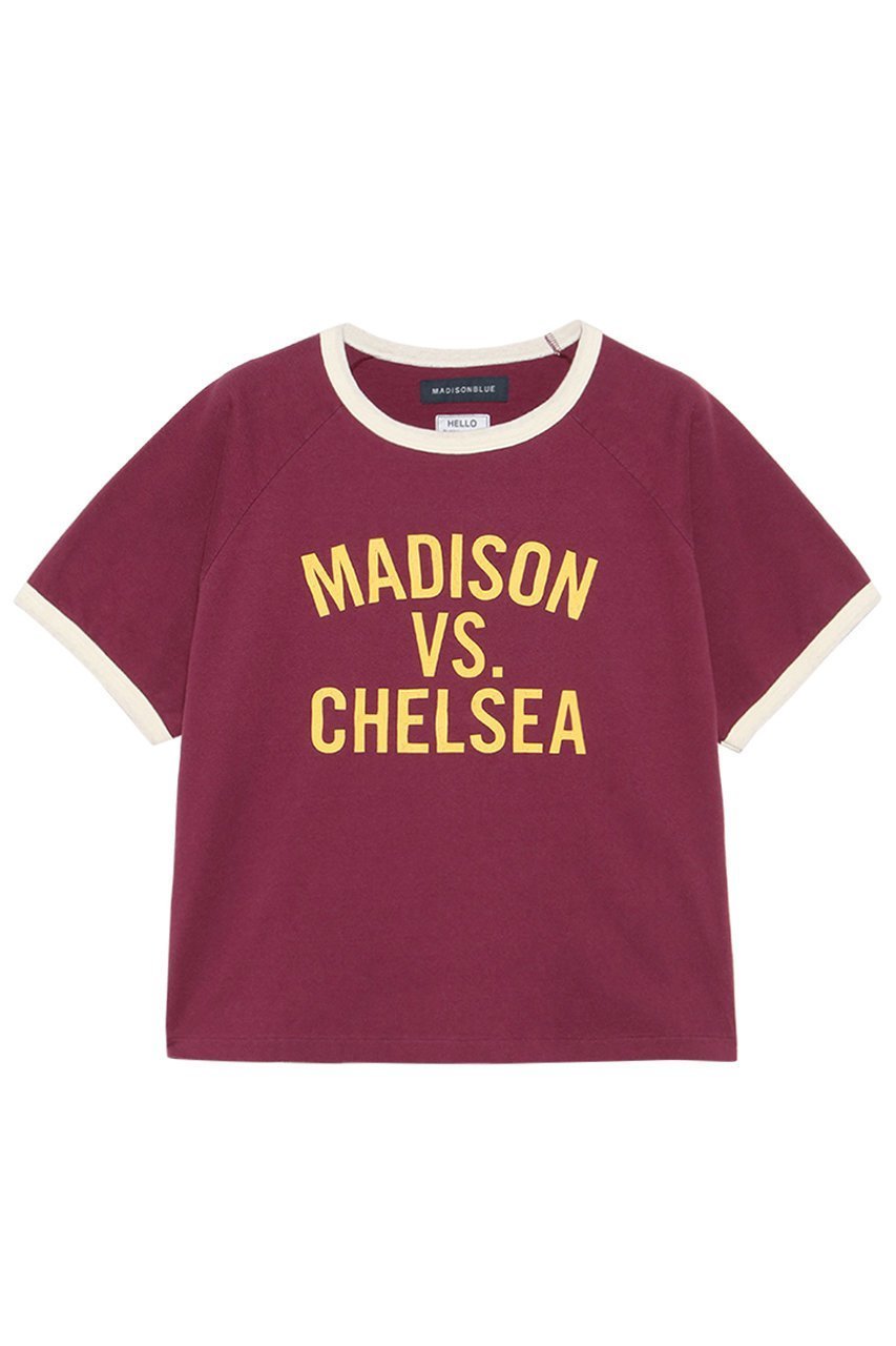【マディソンブルー/MADISONBLUE】の【UNISEX】H/S RINGER TEE リンガーTシャツ インテリア・キッズ・メンズ・レディースファッション・服の通販 founy(ファニー) 　ファッション　Fashion　レディースファッション　Fashion for Women　トップス・カットソー　Cut & Sew Tops　シャツ・ブラウス・オフィスカジュアル　Elegant Blouses & Button-Ups　ロングTシャツ・Tシャツ　Longline T-Shirts & Tees　カットソー・ベーシックTシャツ　Cut-and-Sewn Tops / Stretch Tees & Basics　ユニセックス　Unisex, Genderless　ショート　Short, Short Length　スリーブ　Sleeve, Long Sleeve / Short Sleeve　バランス　Balance, Style Balance　ルーズ　Loose, Oversized　ヴィンテージ　Vintage Style　半袖　Short Sleeve, Half Sleeve　ボルドー|ID: prp329100004929907 ipo3291000000036998657