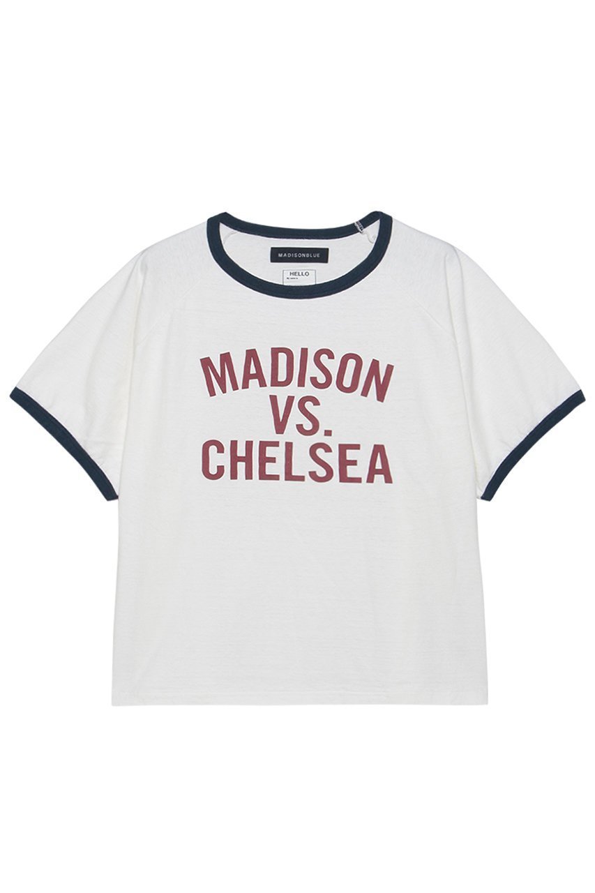 【マディソンブルー/MADISONBLUE】の【UNISEX】H/S RINGER TEE リンガーTシャツ インテリア・キッズ・メンズ・レディースファッション・服の通販 founy(ファニー) 　ファッション　Fashion　レディースファッション　Fashion for Women　トップス・カットソー　Cut & Sew Tops　シャツ・ブラウス・オフィスカジュアル　Elegant Blouses & Button-Ups　ロングTシャツ・Tシャツ　Longline T-Shirts & Tees　カットソー・ベーシックTシャツ　Cut-and-Sewn Tops / Stretch Tees & Basics　ユニセックス　Unisex, Genderless　ショート　Short, Short Length　スリーブ　Sleeve, Long Sleeve / Short Sleeve　バランス　Balance, Style Balance　ルーズ　Loose, Oversized　ヴィンテージ　Vintage Style　半袖　Short Sleeve, Half Sleeve　ホワイト|ID: prp329100004929907 ipo3291000000036998661